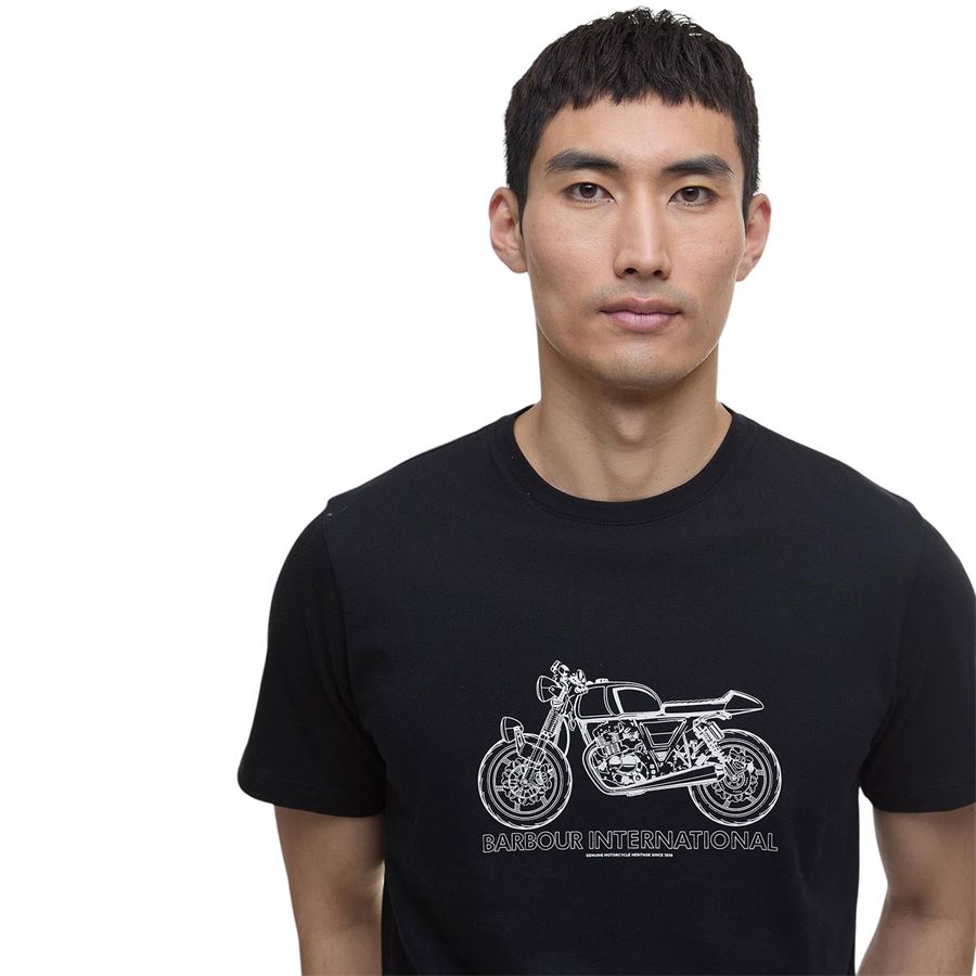 Venture Graphic t-shirt da uomo Barbour International | MTS1416BK31